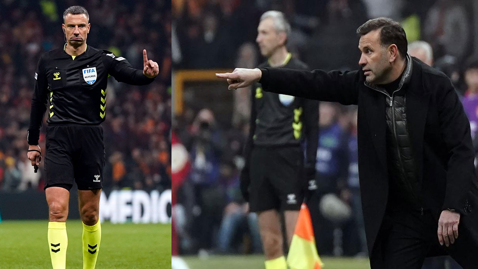 Galatasaray-Fenerbahçe derbisi sonrası Okan Buruk'tan hakem için olay yaratacak iddia: "Türk olduğu için…"