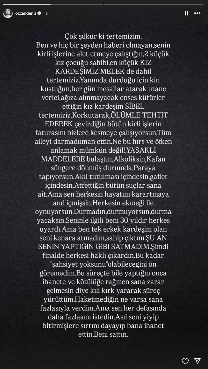Özcan Deniz ateş püskürdü! Ağabeyi Ercan Deniz'e şoke eden sözler: "Beni sattın" - Resim : 2