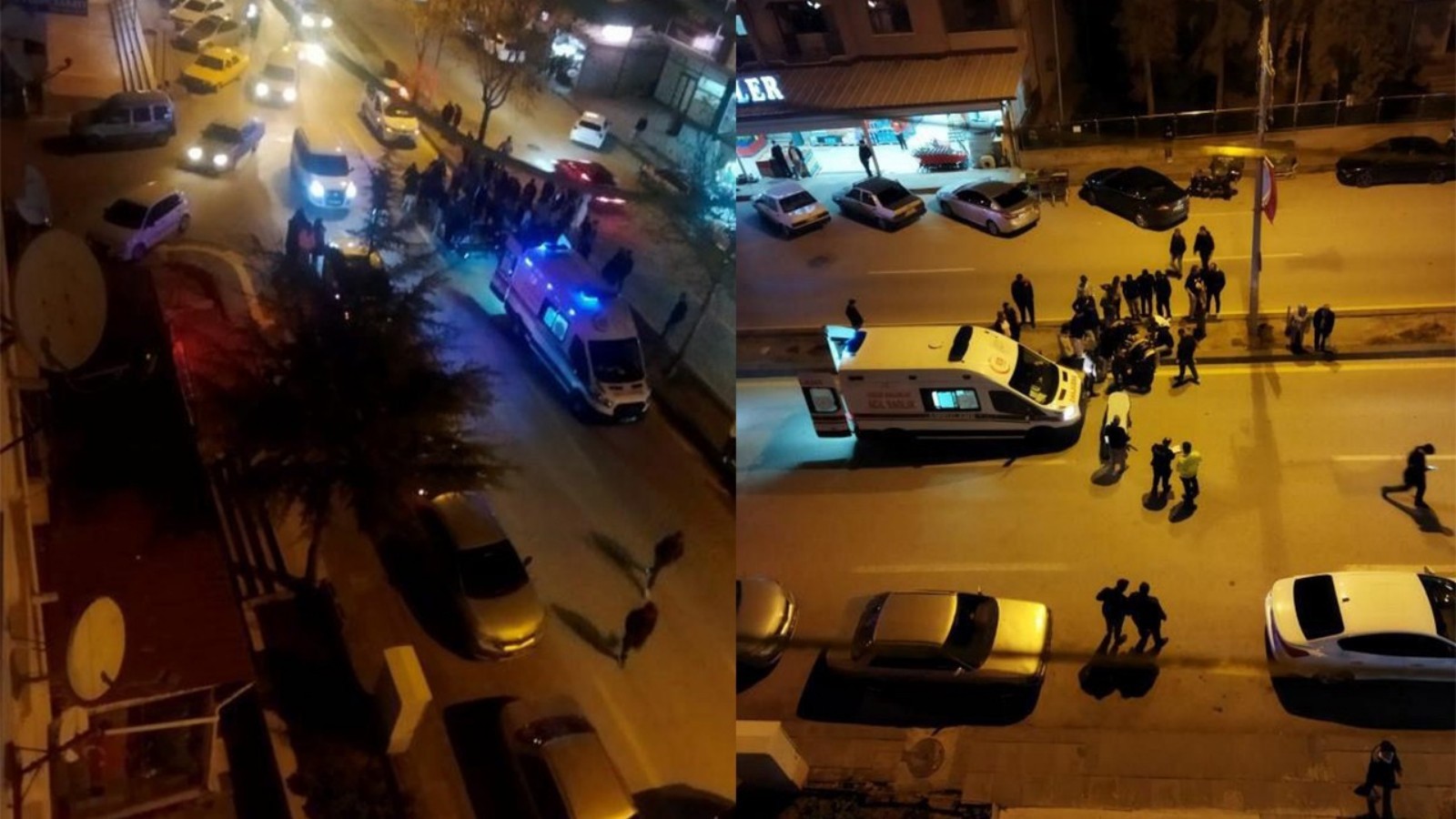 Ankara'da motosiklet yolun karşısına geçen yayaya çarptı: İki yaralı thumbnail