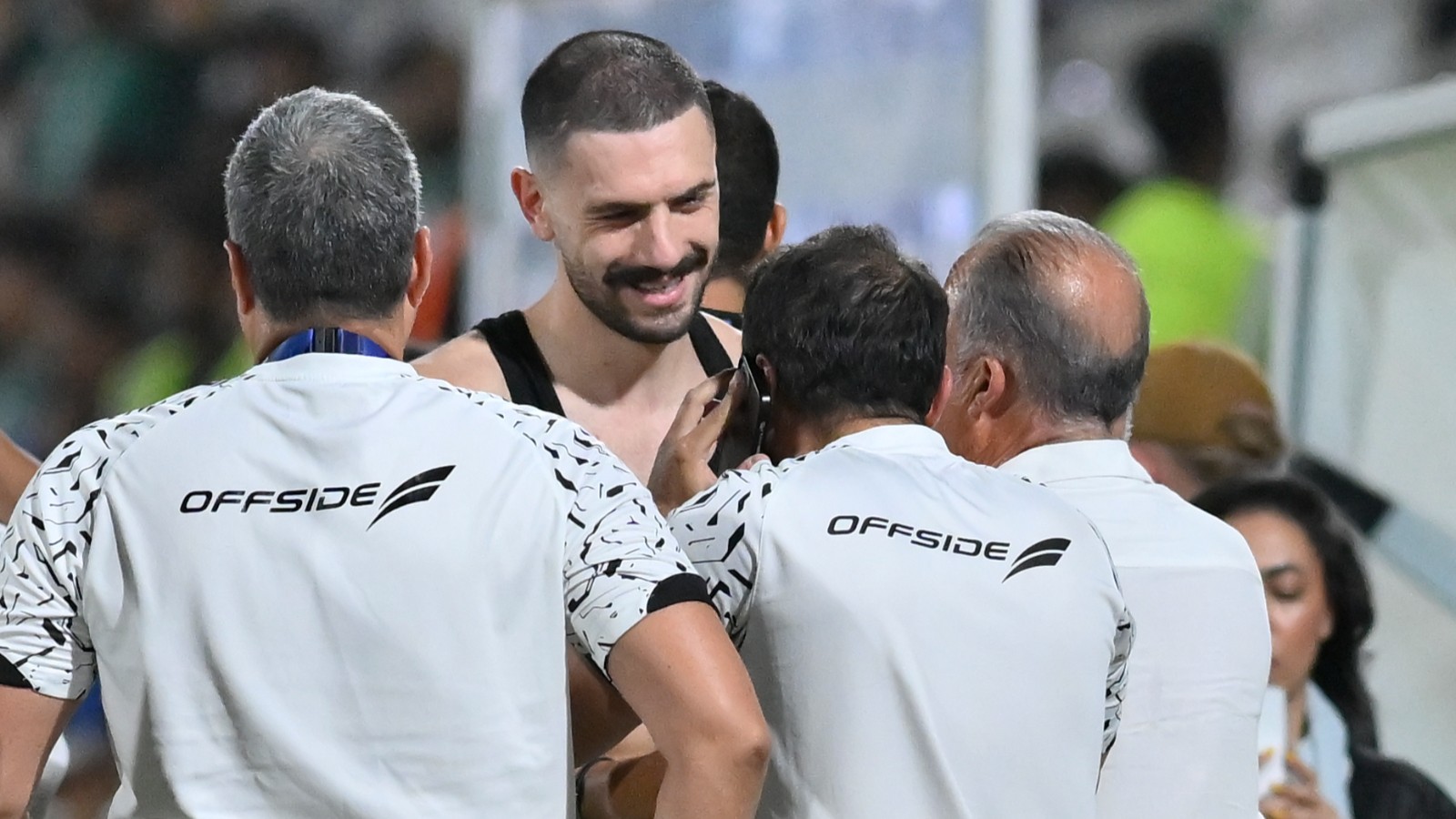 Fatih Terim ve Merih Demiral maç sonrası hasret giderdi
