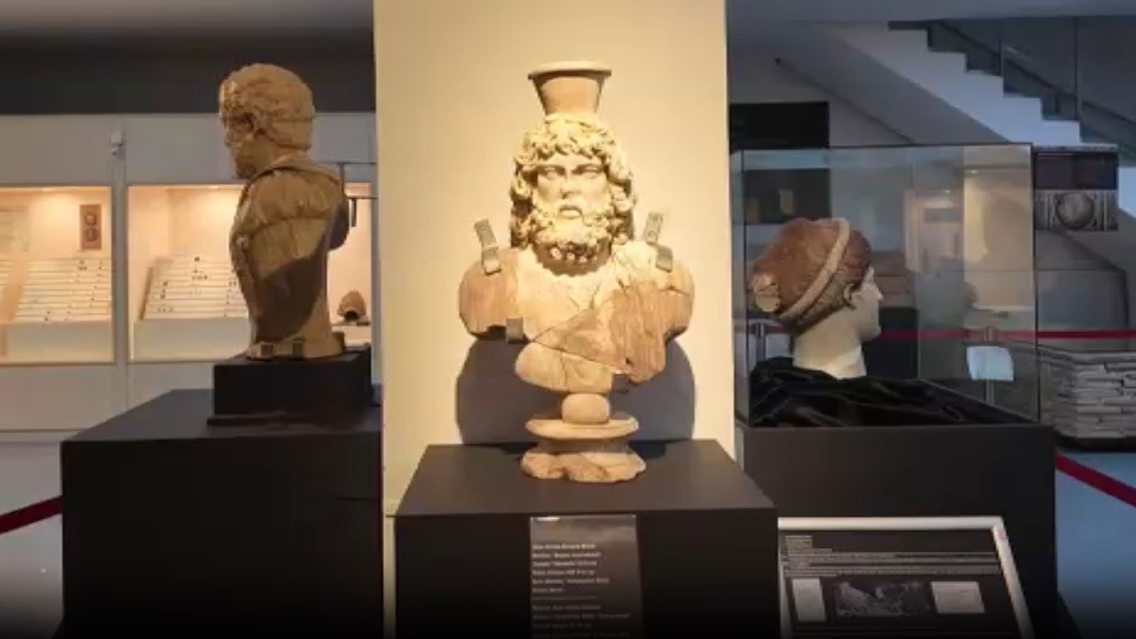 Dünyanın nadide Zeus büstlerinden biri artık Bolu’da sergileniyor