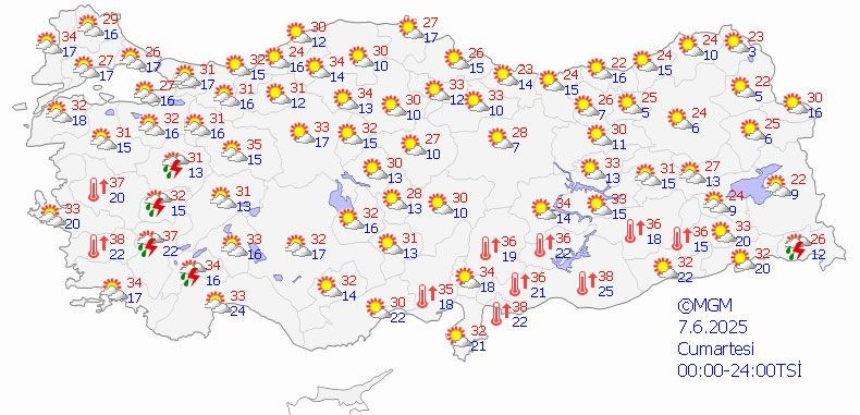 Meteoroloji'den 27 il için yüksek sıcaklık uyarısı - Resim: 1