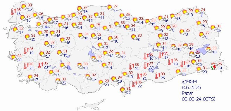 Meteoroloji'den 27 il için yüksek sıcaklık uyarısı - Resim: 2