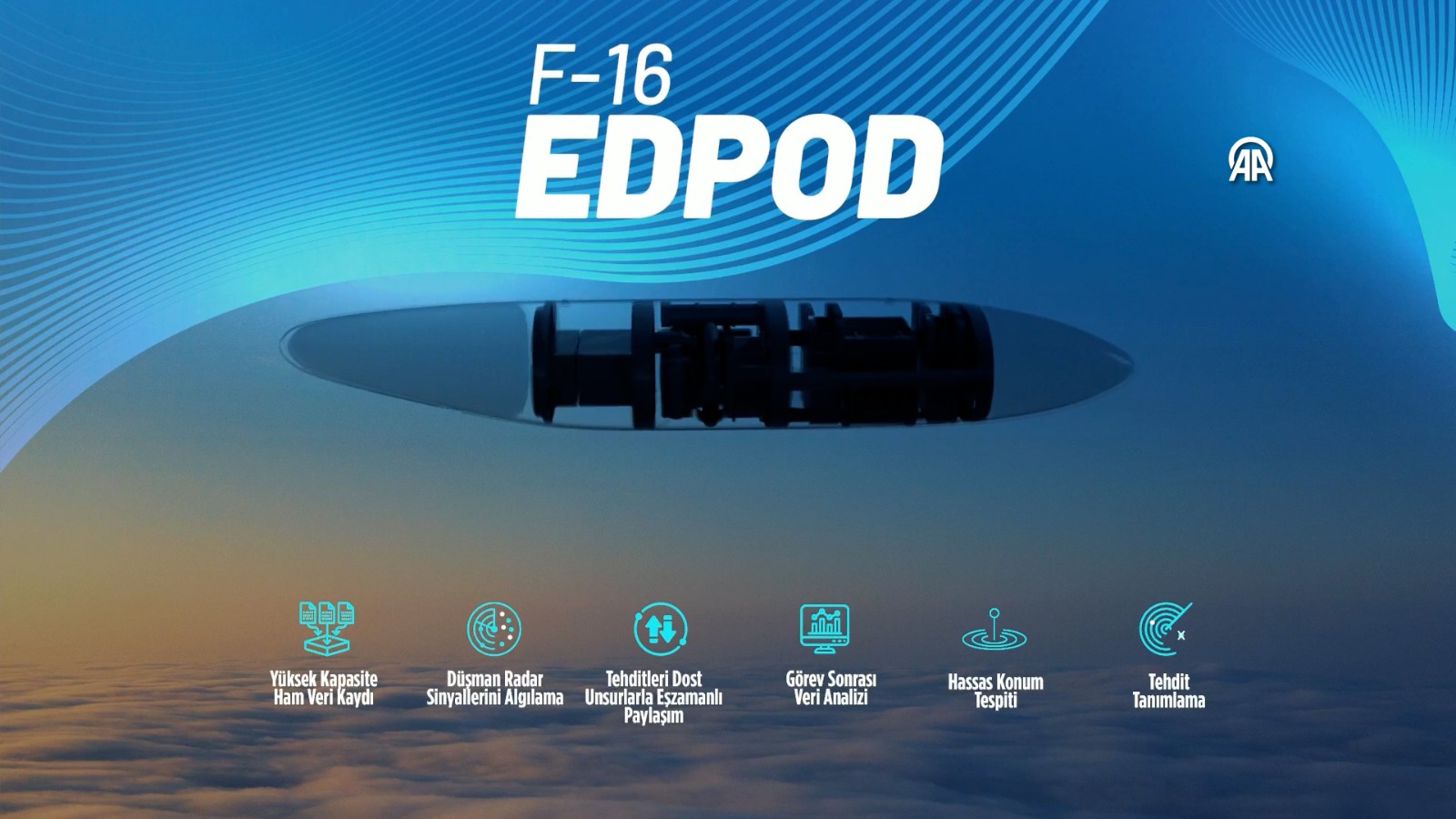 F-16 EDPOD, gerçek radar sistemlerine karşı uçuşlu testleri başarıyla tamamladı