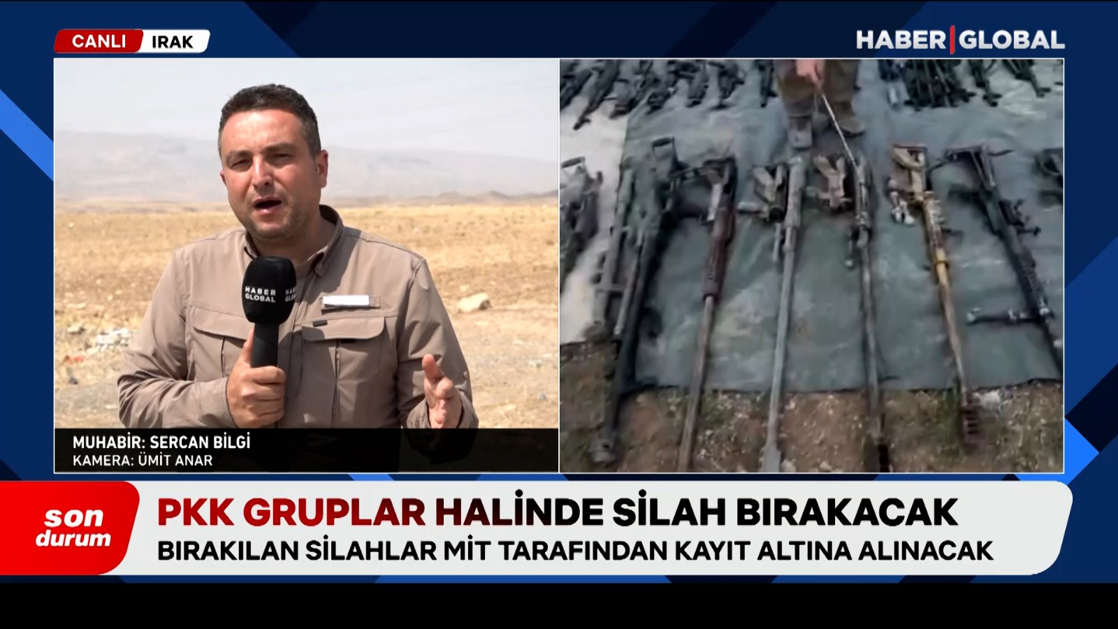 Haber Global ekibi Irak'ta! Silah bırakma süreci nasıl olacak? İşte yarın yaşanacaklar...