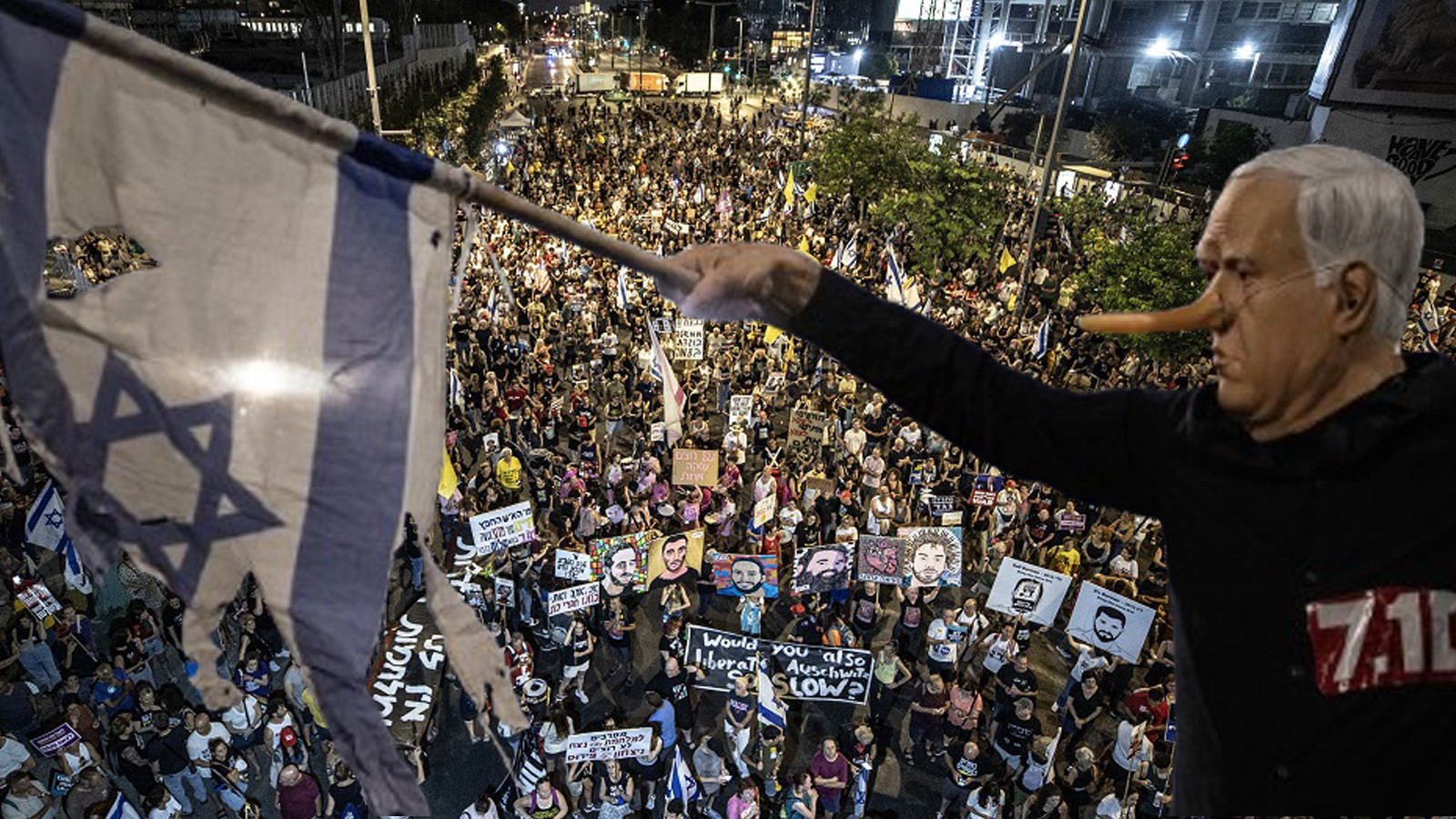 Binlerce İsrailliden Netanyahu'ya tepki thumbnail