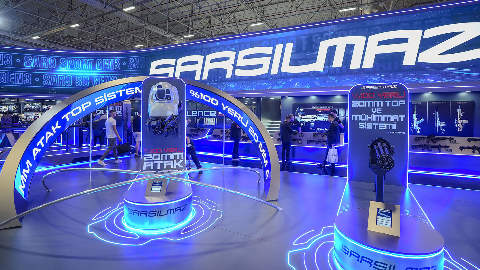 Sarsılmaz, ATAK burun topu ve insansız kara robotlarıyla IDEF 2025'te öne çıktı
