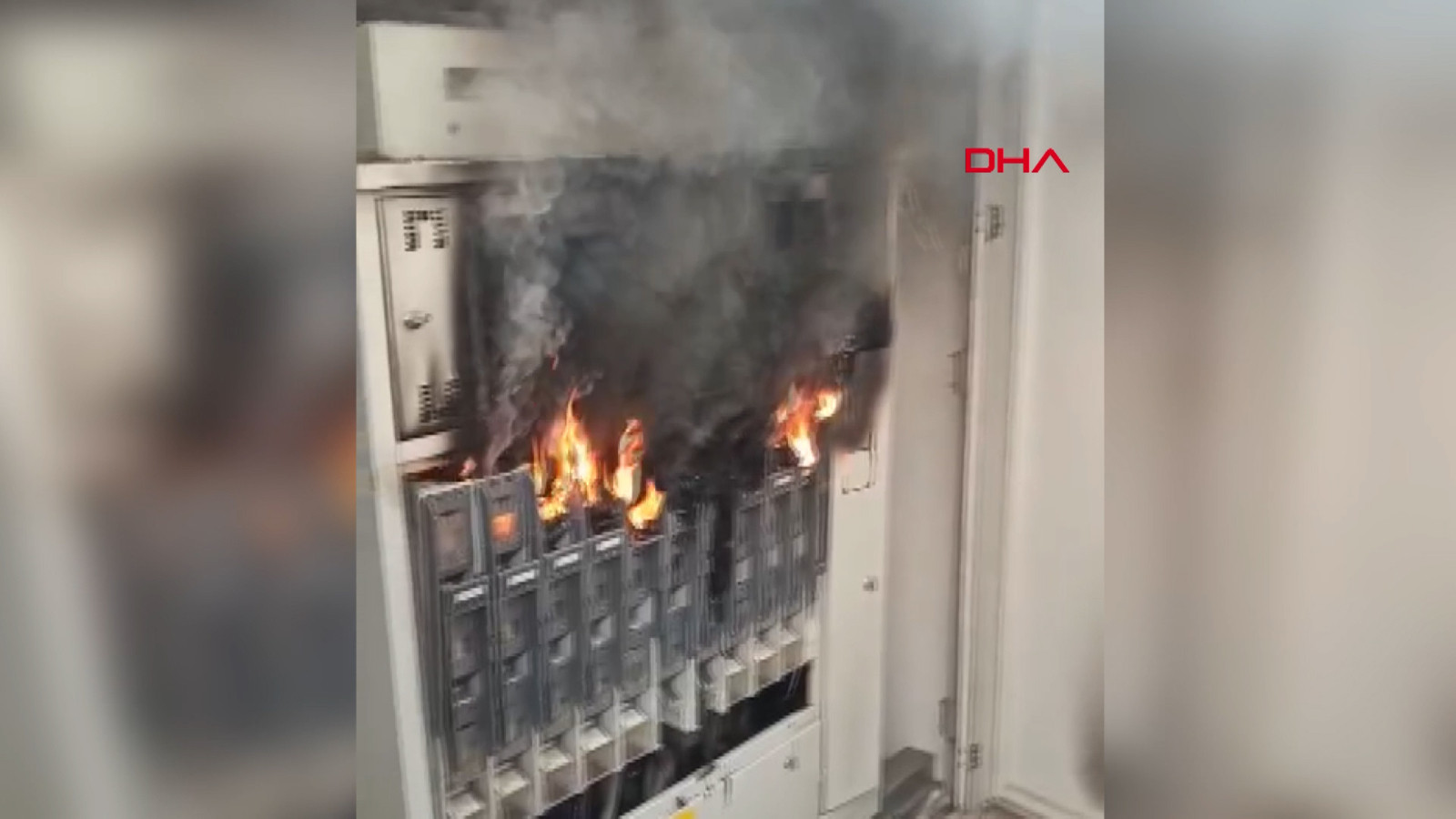 Mardin’de trafo yangını
