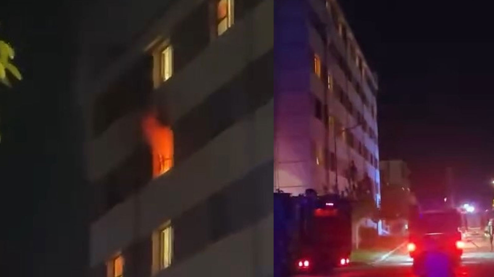 Bursa’da öğrenci yurdunda yangın çıktı