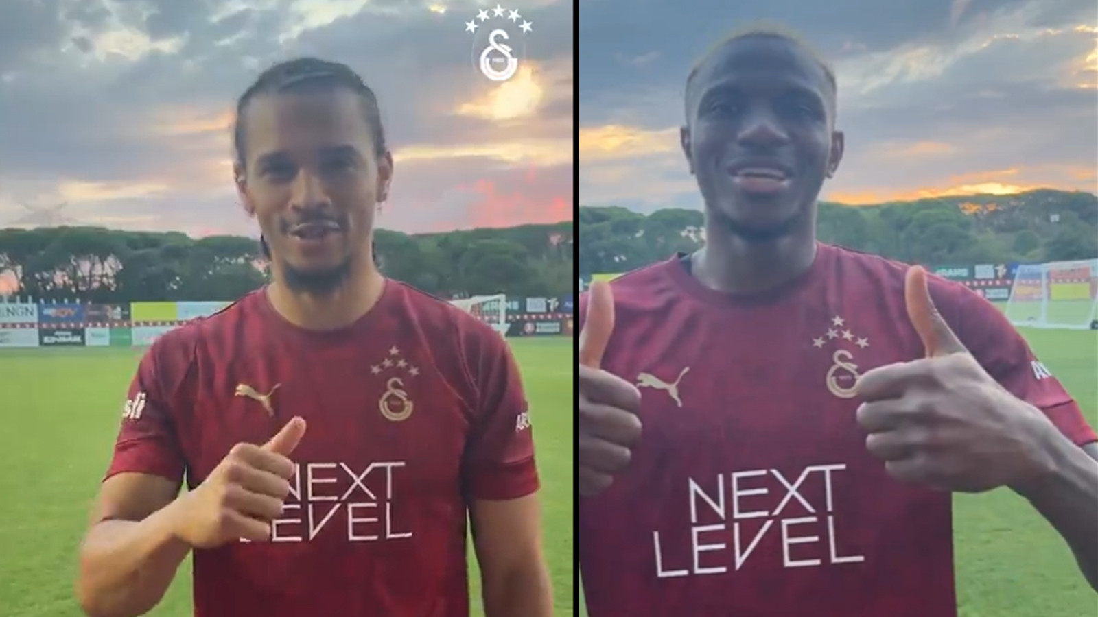 Osimhen ve Sane’den Galatasaray taraftarına çağrı