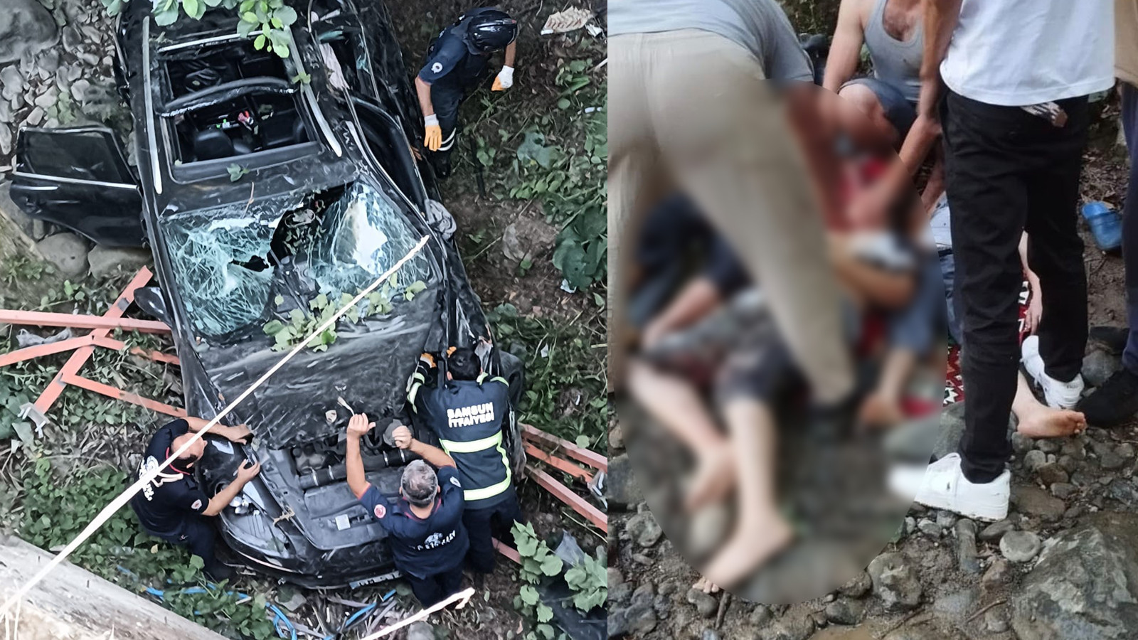 12 yaşındaki sürücü lüks otomobil ile takla attı! Görüntüler ortaya çıktı