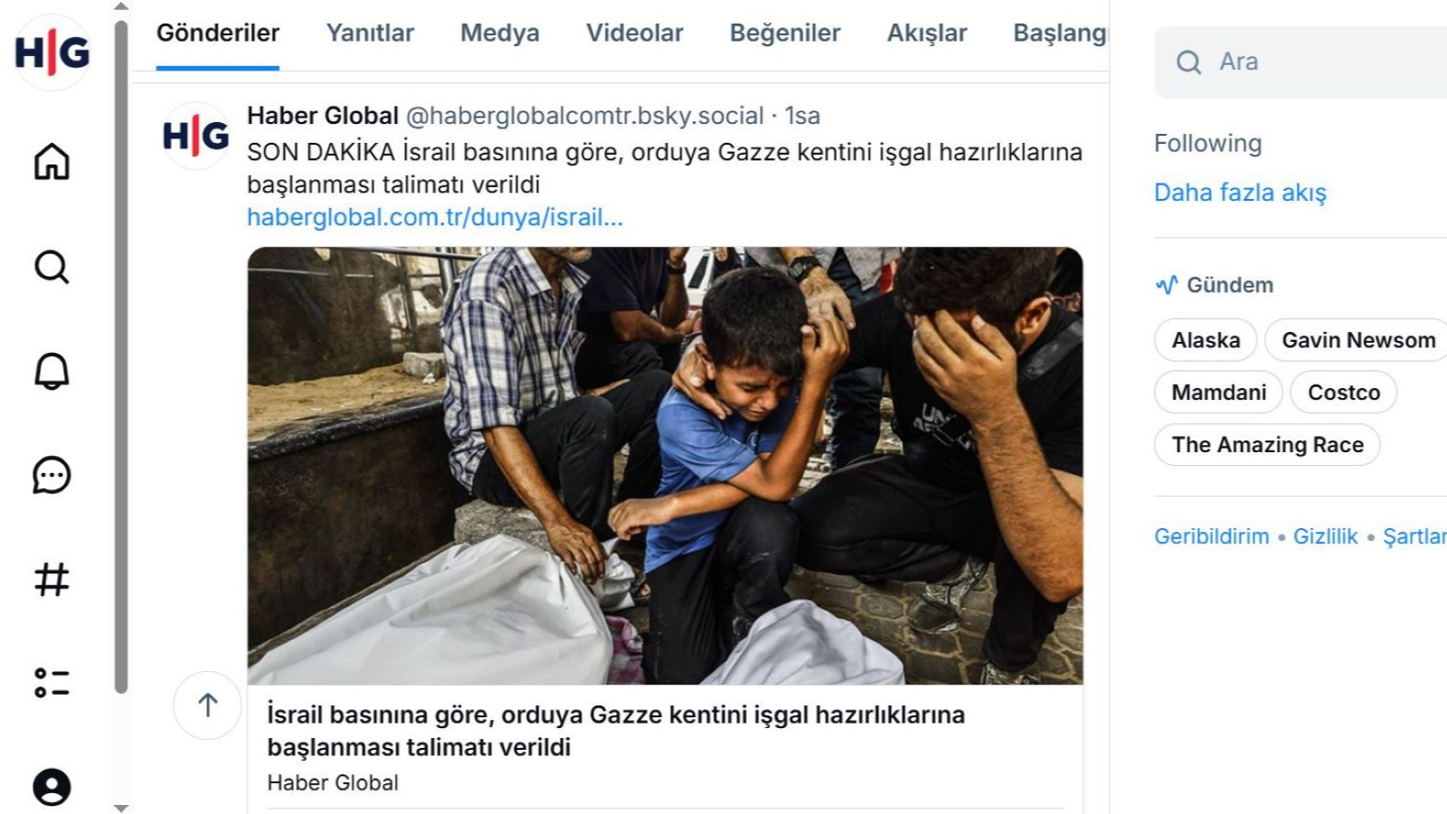X'ten sıkıldın mı? Haber Global'i BlueSky'da takip et!