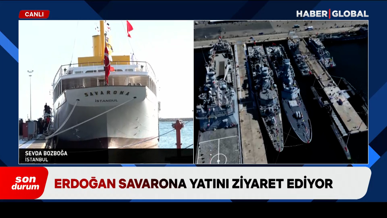 Cumhurbaşkanı Erdoğan Atatürk'ün manevi mirası Savarona'yı ziyaret etti