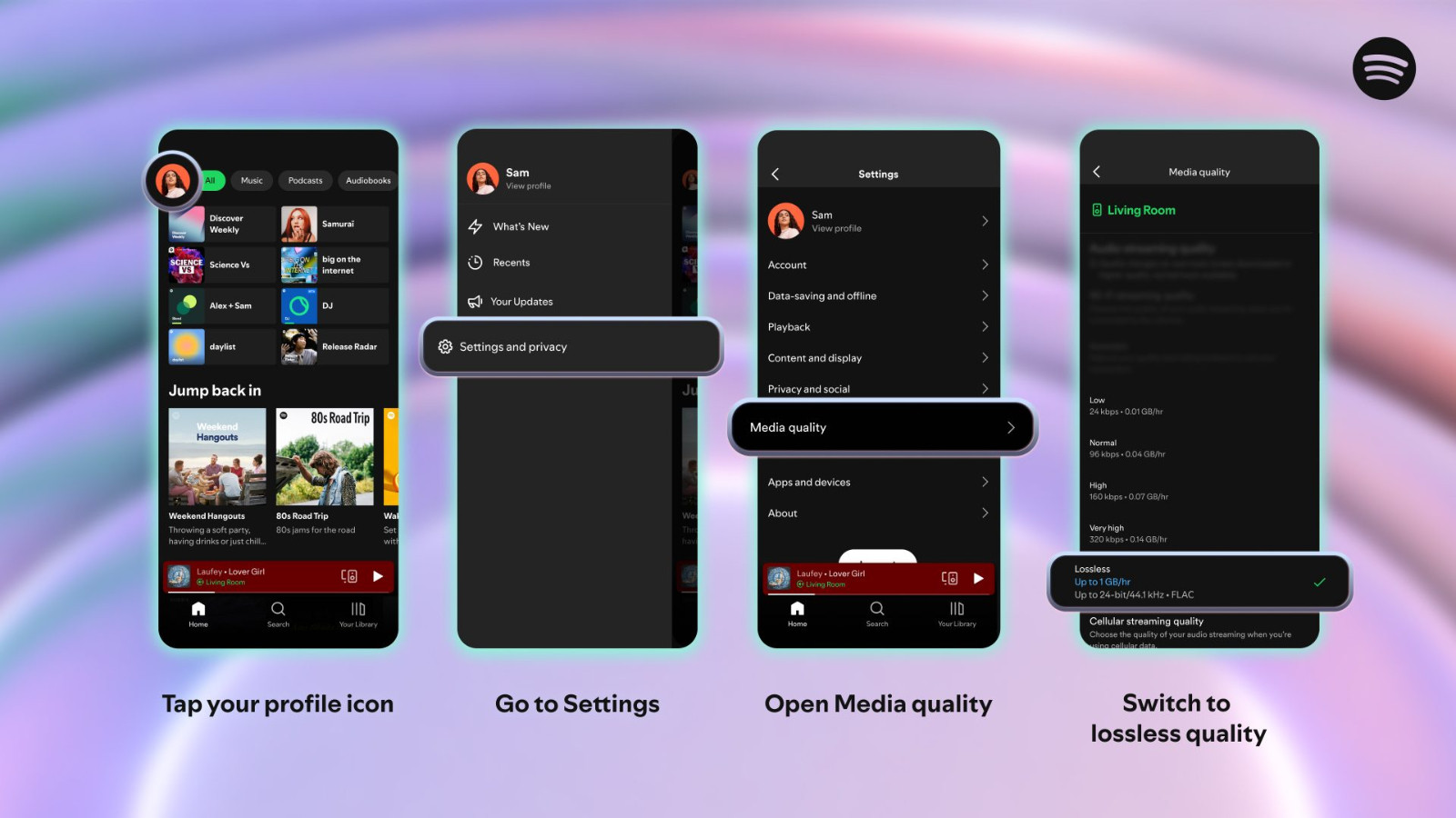 Spotify Premium’a kayıpsız ses özelliği geliyor, stüdyo kaydı kalitesi