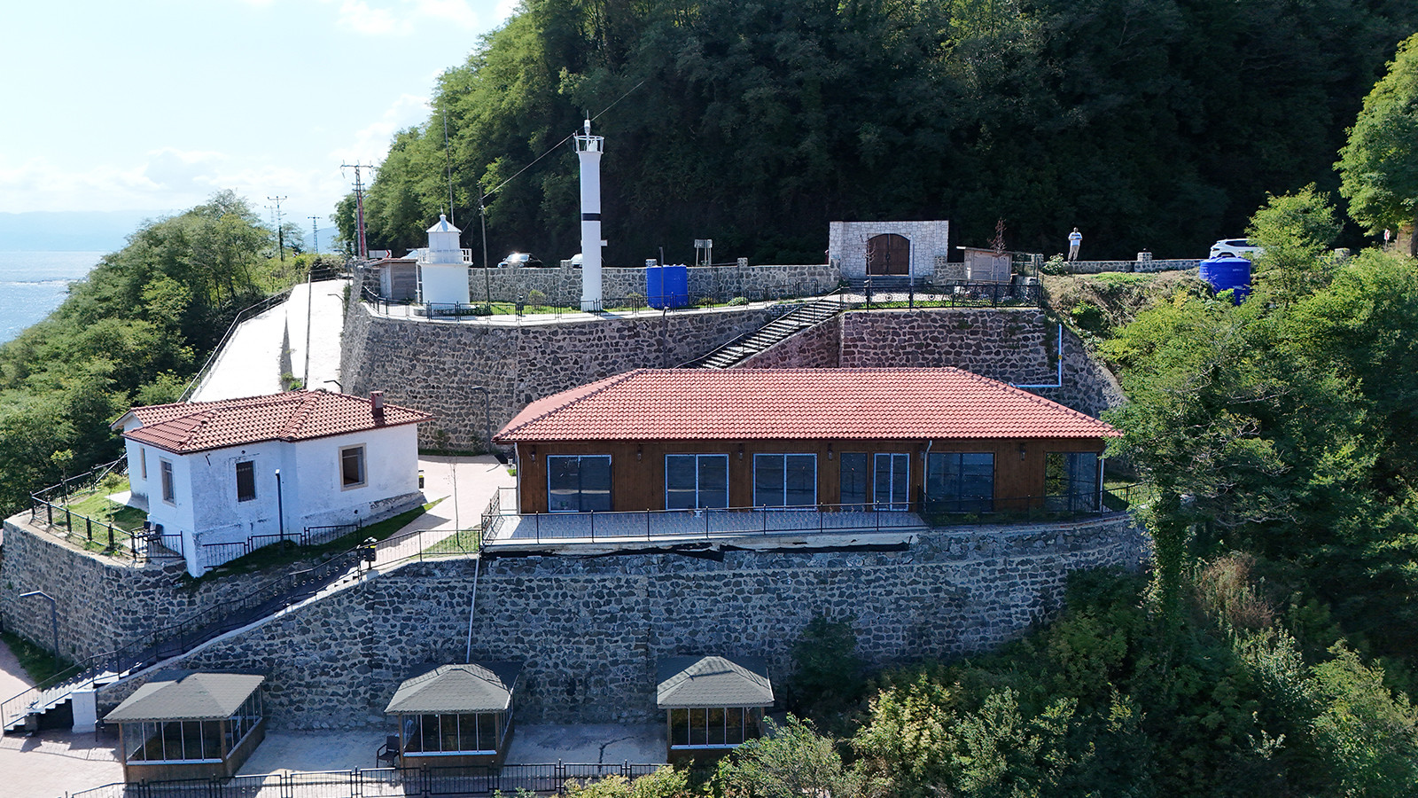 Ordu'nun sakin şehrinde yeni turizm alanı: Deniz feneri sosyal alana dönüşüyor