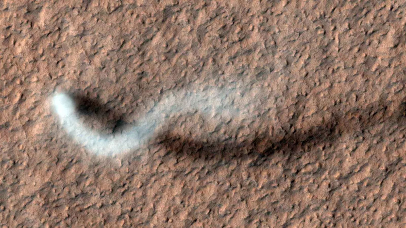 Mars'ta rüzgarlar kasırga seviyesinde