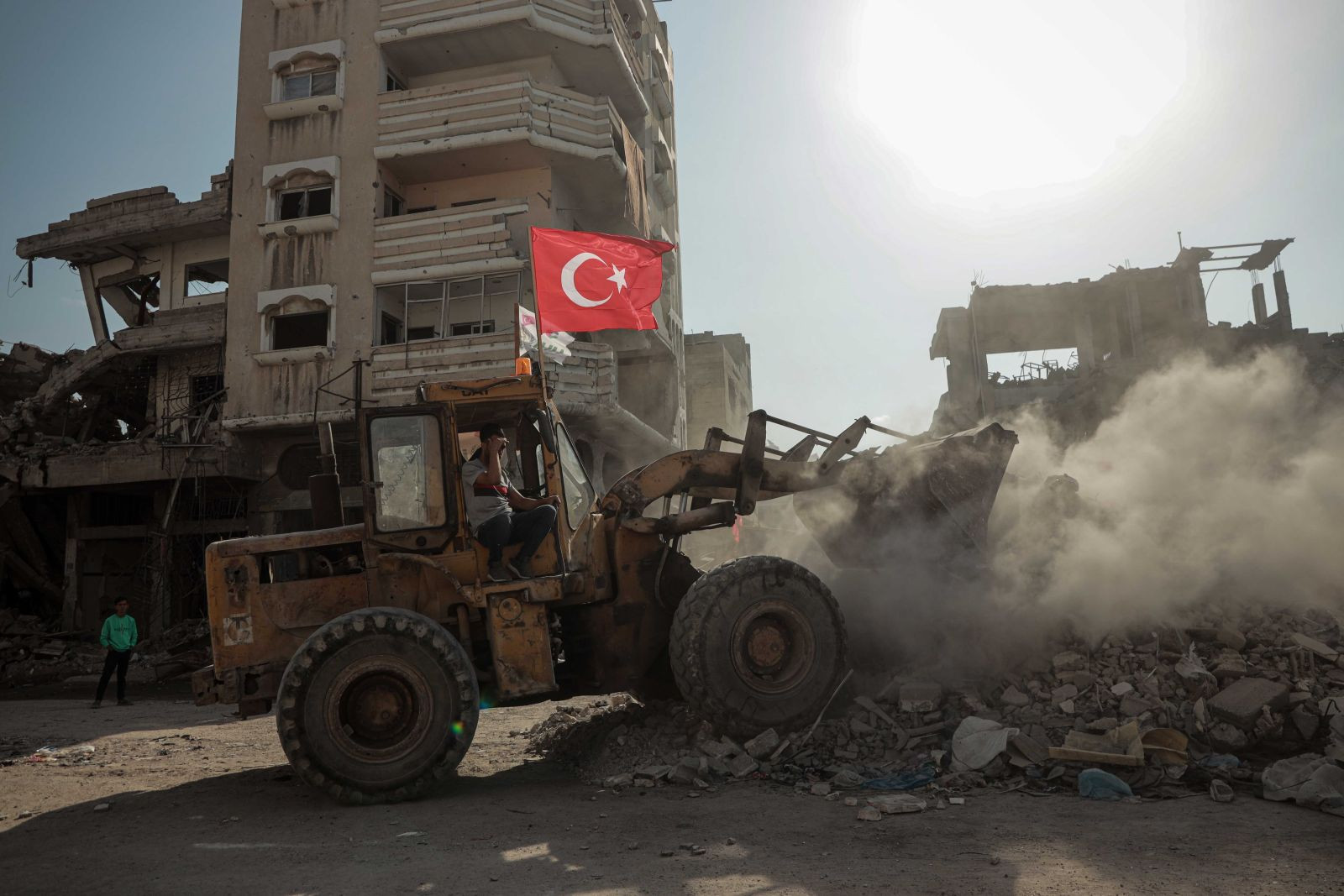 Gazze'de Türk bayraklı konvoy şehre giriş yaptı! - Resim: 3
