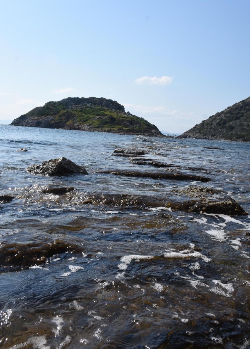bodrum da deniz cekildi kral yolu